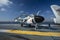 Charleston, South Carolina, United States, Novemner 2019, an A6 Intruder on the flight deck of the USS Yorktown