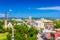 Charleston, South Carolina, USA skyline over Marion Square