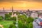 Charleston, South Carolina, USA skyline over Marion Square