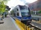 A Charlotte CATS LYNX Blue Line Light Rail Train at J.W.Clay/UNC Charlotte Station.