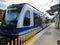 A Charlotte CATS LYNX Blue Line Light Rail Train at UNC Charlotte Main Station