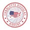 Charlotte Douglas Airport stamp.