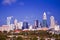 Charlotte uptown cityscape