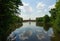 Charlottenburg Palace Schloss lake on a sunny day Berlin, Germany