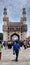 Charminar Hyderabad monument and mosque. The Charminar monument and mosque located in Hyderabad, Telangana. Charminar architecture