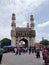 Charminar Hyderabad monument and mosque. The Charminar monument and mosque located in Hyderabad, Telangana. Charminar architecture