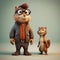 Charming 3d Animated Chipmunks For Alvin And The Chipmunks