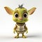 Charming 3d Model Of Yoda In Yellow Costume By Alexander Jansson