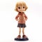 Charming Anime Figurine Of A Blonde Girl - Fujifilm Gw690iii Style
