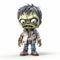 Charming Anime Zombie Figure With Xbox 360 Graphics