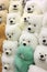 Charming Collection of Fluffy Bear Plush Toys for Kids, Captured in a Stunning Close-up Image