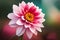 charming Dahlia flower image. ai generated