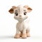 Charming Disney-style Toy Goat In Plastic - Daz3d Animation