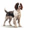 Charming English Springer Spaniel Dog Vector Illustration In Uhd