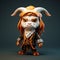 Charming Goat Character 3d Model For 2d Game Art