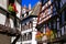 Charming half timbered houses of old town in Strasbourg. France