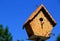 Charming image of old rusty birdhouse