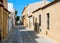 Charming narrow street in the Island of Tabarca