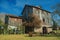 Charming old rural house made of wood and stone