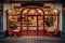 Charming Parisian Cafe Front with Pastries