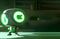 A charming, petite, humanoid green lantern sits in front, radiating light.