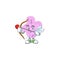 Charming picture of tetracoccus Cupid mascot design concept with arrow and wings