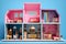 Charming Pink doll house. Generate Ai