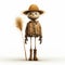 Charming Scarecrow Illustration With Childlike Simplicity