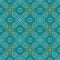 Charming seamless pattern with flowers of hearts