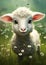 Charming Sheep: A Closeup Portrait of a Professional Town\\\'s Prom