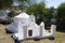 Charming small Greek island of Ios. Secluded picturesque small church