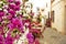 Charming street in Cadaques, Costa Brava, Spain