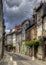 Charming Street in the City of Bourges, France