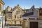 Charming street with old hauses in Kutna Hora, Bohemia