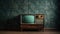 Charming Television With Seamless Wood Grain Texture