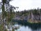 Charming views of nature, Karelia, Ruskeala Mountain Park, northern landscape, large stones, beautiful lake, large pond, rocks