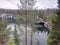 Charming views of nature, Karelia, Ruskeala Mountain Park, northern landscape, large stones, beautiful lake, large pond, steep