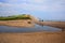 Charmouth beach and coast Dorset England UK with pebbles and shingle