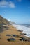 Charmouth beach and Golden Cap Dorset England