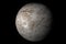 Charon, natural satellite of dwarf planet Pluto. 3d render