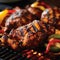 Charred and Juicy - Grilled Chicken and Peppers