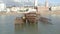 Charred Remains of Brighton West Pier in the Summer Aerial View