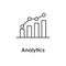 chart, analytics, growth icon