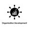 chart, arrow up, lock, organization development icon. One of business collection icons for websites, web design, mobile app