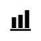 Chart graph diagram bar histograms icon. Simple business performance icons for ui and ux, website or mobile application