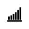 Chart graph diagram bar histograms icon. Simple business performance icons for ui and ux, website or mobile application