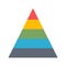 Chart Pyramid Flat Vector Icon