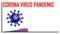 The chart showing the spread of the contagious SARS-CoV-2 virus and COVID-19 disease