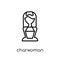 Charwoman icon. Trendy modern flat linear vector Charwoman icon