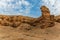 Charyn canyon is the famous place in Kazakhstan, similar to the Martian landscape